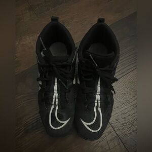 Nike Alpha Black Football Cleats Size 4 Y Youth